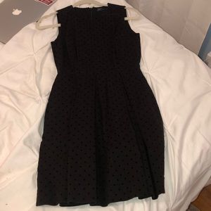 Gap Black Polka Dot Dress